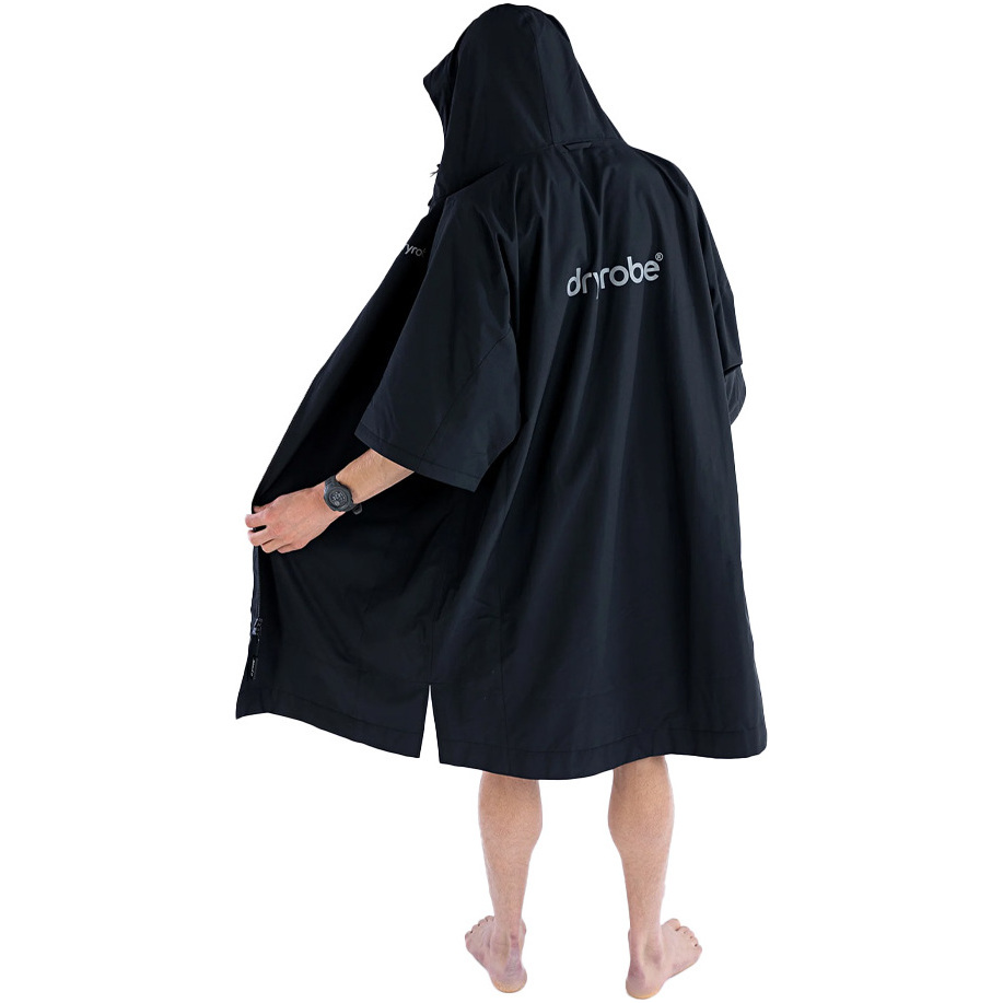 Dryrobe Lite Recycled Changing Robe DLBG - Black / Grey